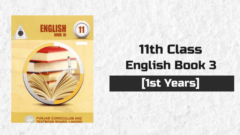 1st Year English Book 3 – PDF & Read Online (11th Class)